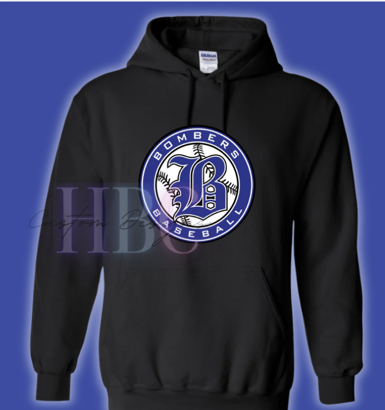 Bombers Baseball Logo Hoodie