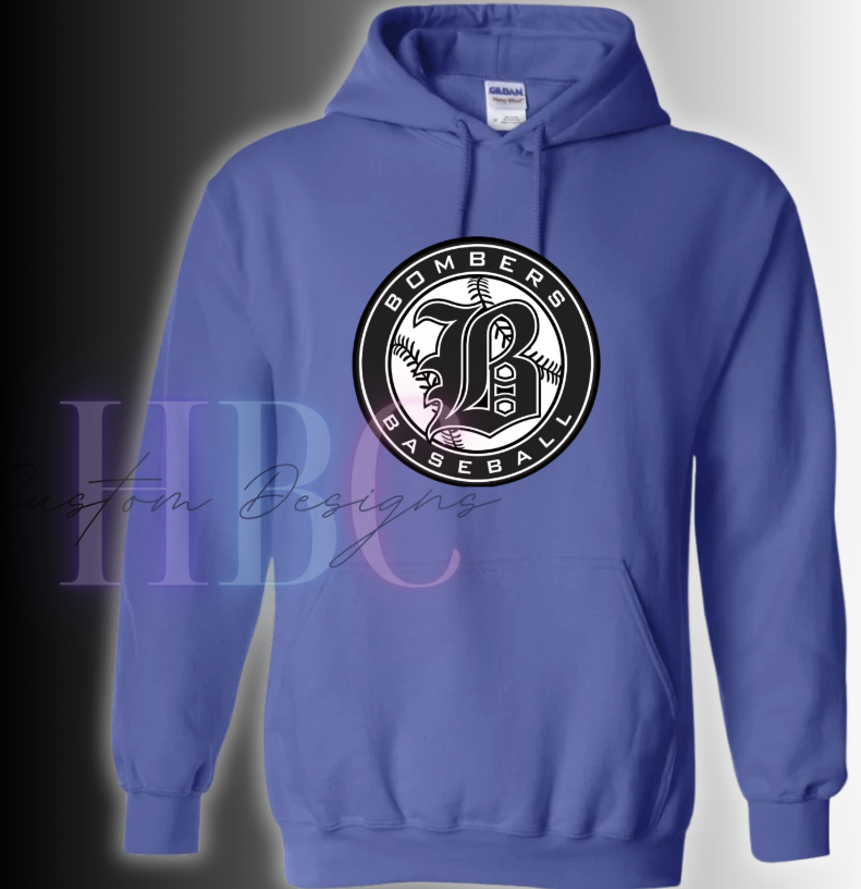 Bombers Baseball Logo Hoodie