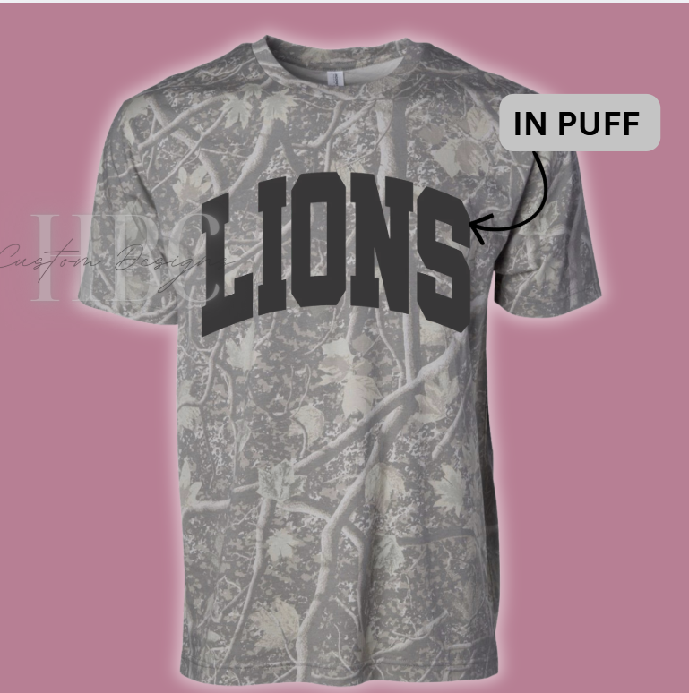 Varsity LIONS Puff T-Shirt